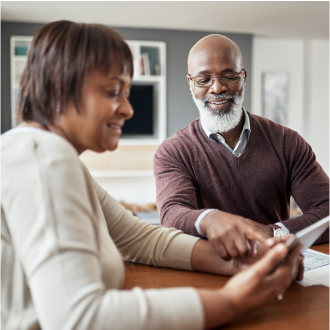 A couple reviews the flexibility offered with a Return of Premium as a solution to cover the unexpected.