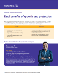 Dual Benefits of Growth and Protection Flyer