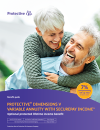 Cover of SecurePay Income guide.