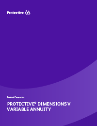 Cover of Protective® Dimensions V variable annuity product prospectus