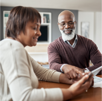 A couple reviews the flexibility offered with a Return of Premium as a solution to cover the unexpected.