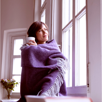 A client feels comforted at home knowing there's a potential solution to help offset her medical expenses.