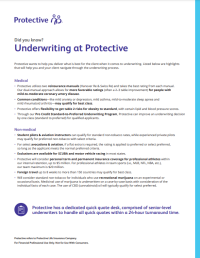 Cover of Underwriting Did You Know Flyer