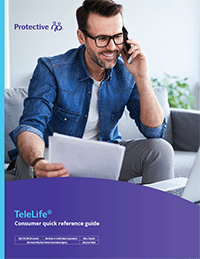 cover of TeleLife Quick Reference Guide for clients