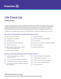 Cover of the Protective getting started checklist for clients