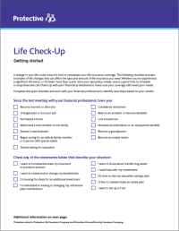 Cover of the Protective getting started checklist for clients